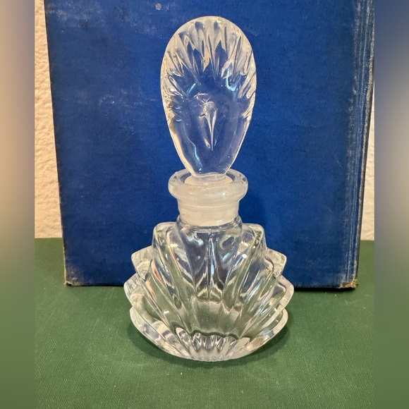 Other - Vintage Cut Lead Crystal Perfume Bottle